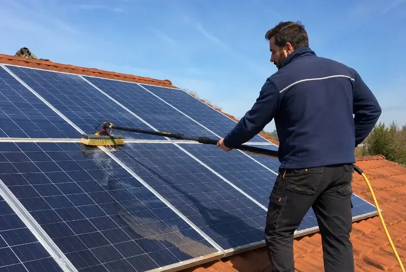 Nettoyage et entretien de panneaux solaires à Saint-Denis-d'Oléron