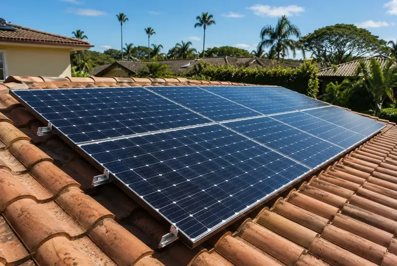Installation de panneaux solaires à Saint-Denis-d'Oléron